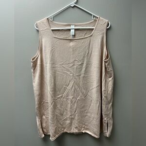 Marla Wynne Women’s Pink Knit Tank Top